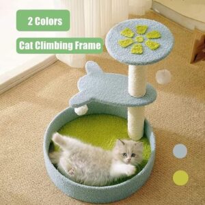Cat Climbing Frame Double Layer With Pet Toys For Cats Climbing Frame Cat Tree Toy Scratching